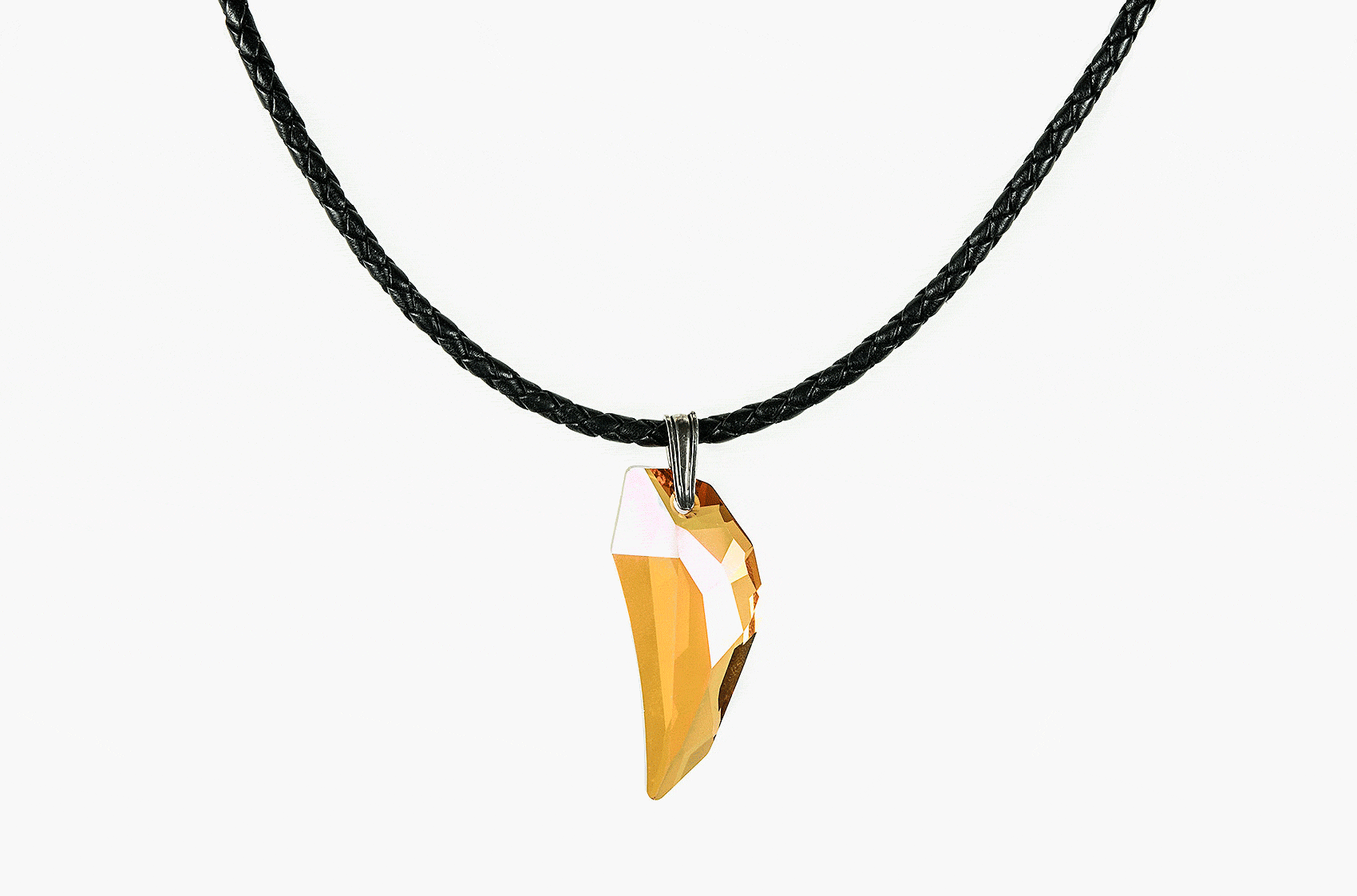 Large Swarovski Wolf Tooth necklace Her Lovely Bones jewellery