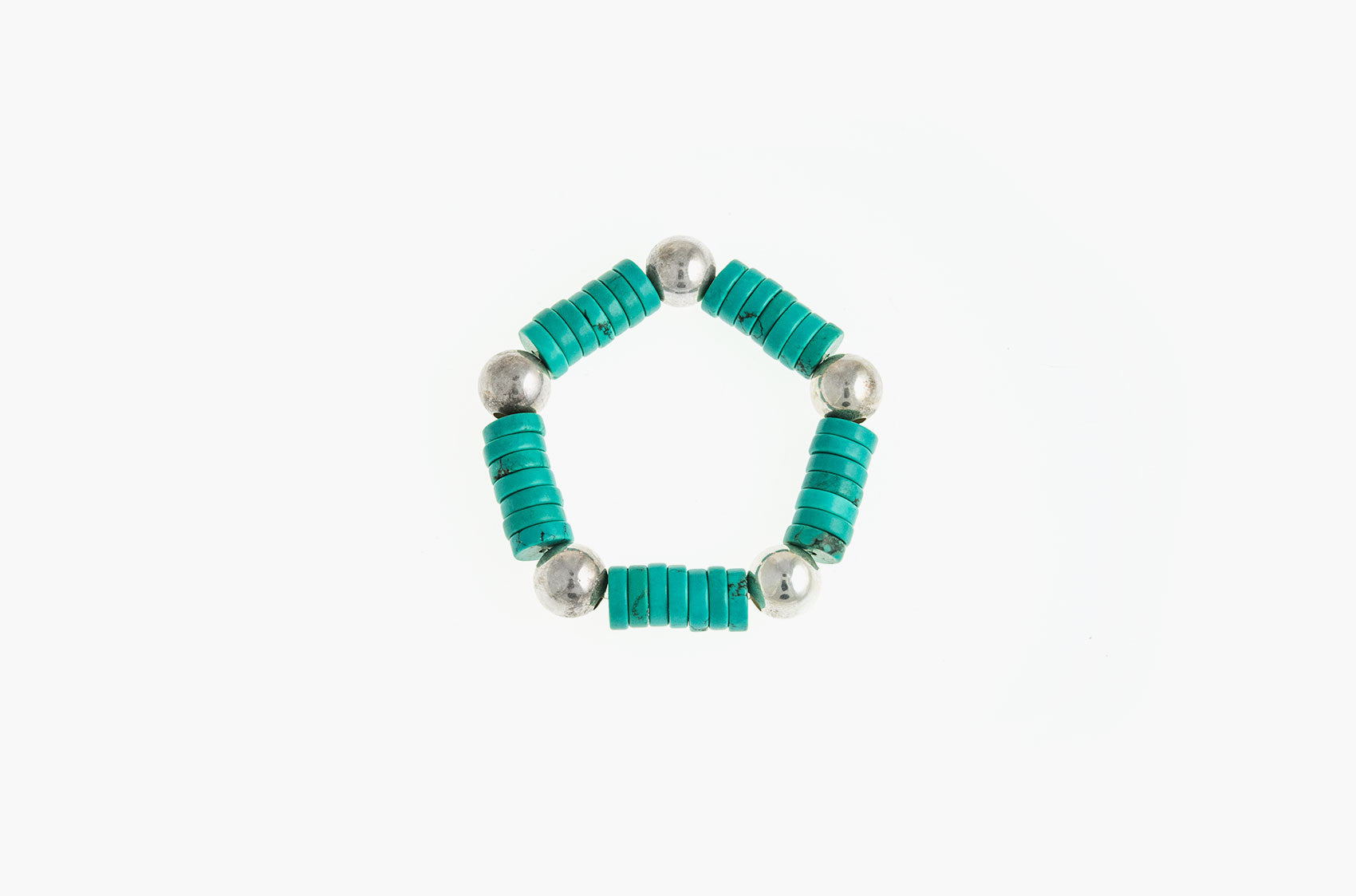 Silver & Stone. Turquoise and silver bracelet